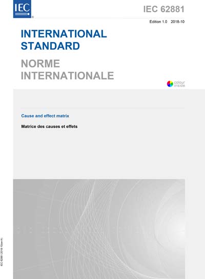 Standards PDF Cover Page