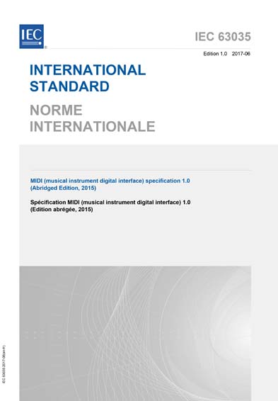 Standards PDF Cover Page