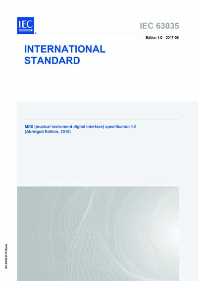 Standards PDF Cover Page