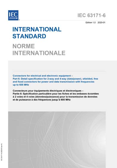 Standards PDF Cover Page