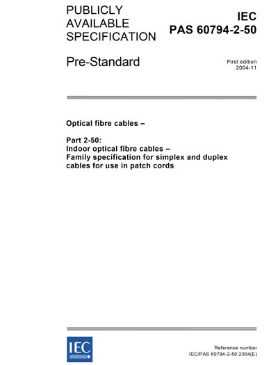Standards PDF Cover Page