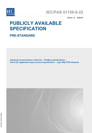 Standards PDF Cover Page