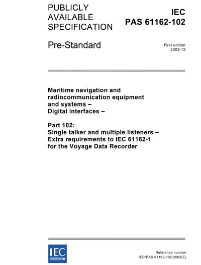 Standards PDF Cover Page