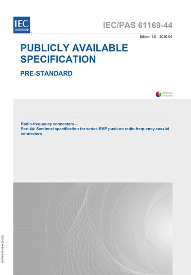 Standards PDF Cover Page