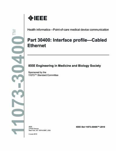 Standards PDF Cover Page