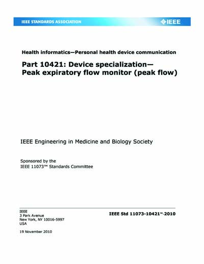 Standards PDF Cover Page