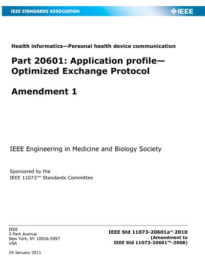 Standards PDF Cover Page