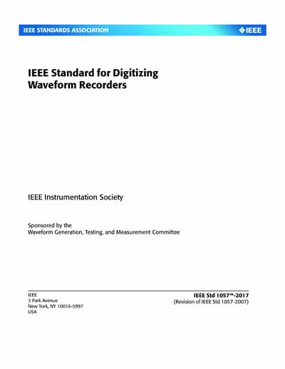 Standards PDF Cover Page