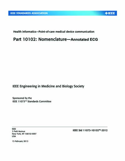 Standards PDF Cover Page