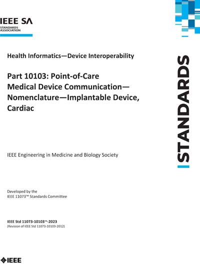 Standards PDF Cover Page