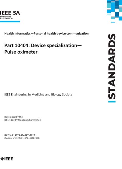 Standards PDF Cover Page