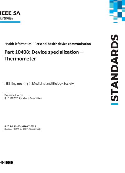 Standards PDF Cover Page