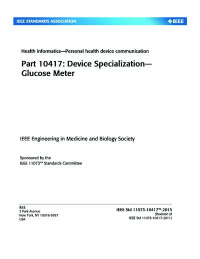 Standards PDF Cover Page
