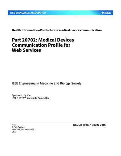 Standards PDF Cover Page