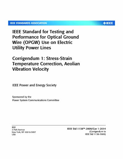 Standards PDF Cover Page