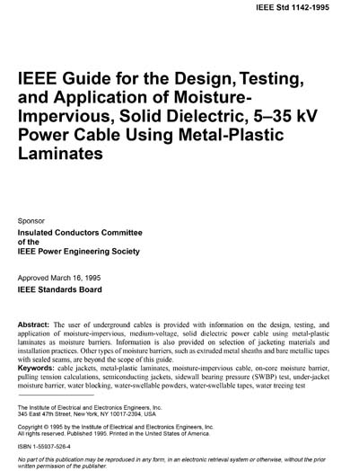 Standards PDF Cover Page