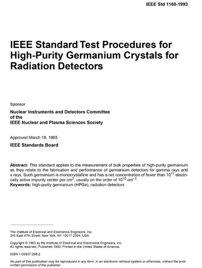 Standards PDF Cover Page