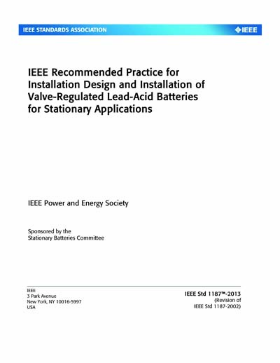 Standards PDF Cover Page