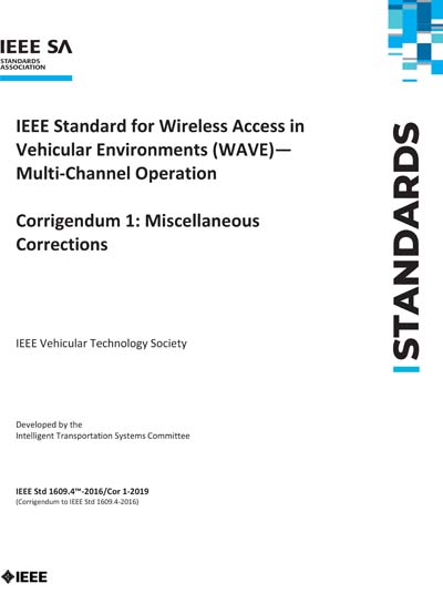 Standards PDF Cover Page