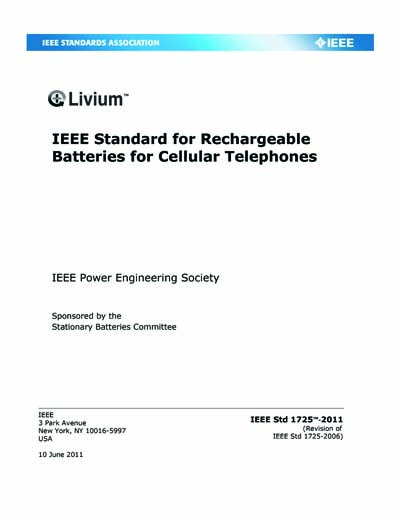 Standards PDF Cover Page