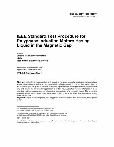 Standards PDF Cover Page