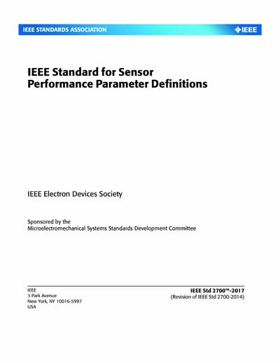 Standards PDF Cover Page