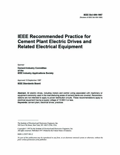 Standards PDF Cover Page