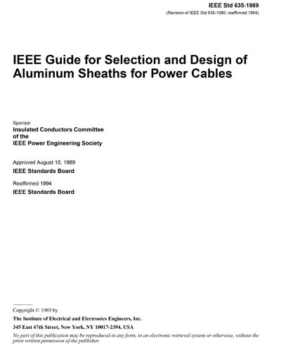 Standards PDF Cover Page