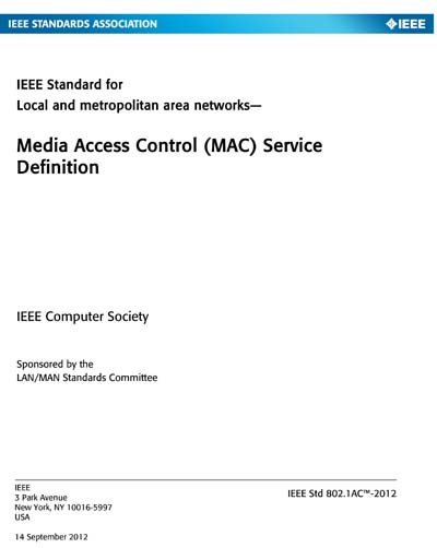 Standards PDF Cover Page