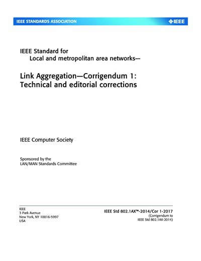 Standards PDF Cover Page