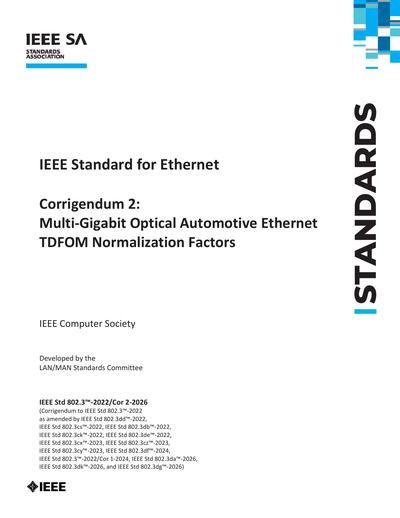 Standards PDF Cover Page