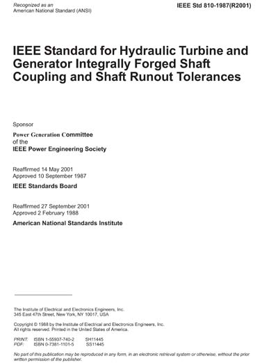 Standards PDF Cover Page