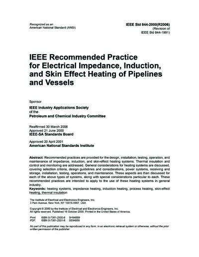 Standards PDF Cover Page