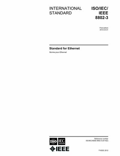 Standards PDF Cover Page