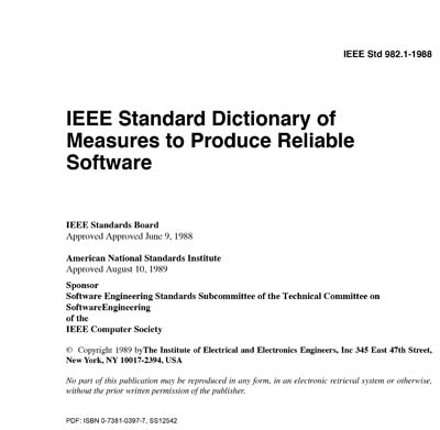 Standards PDF Cover Page