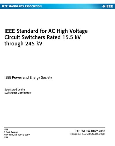 Standards PDF Cover Page