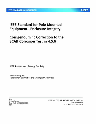 Standards PDF Cover Page