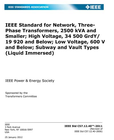 Standards PDF Cover Page