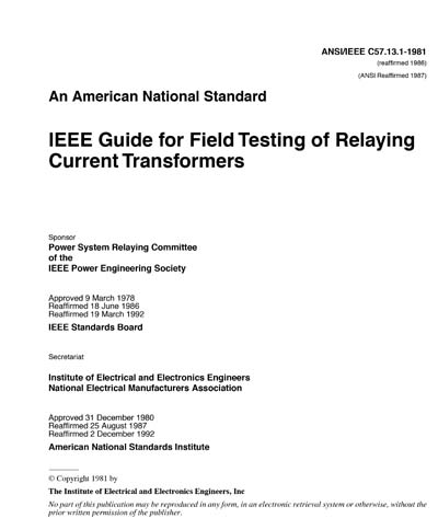 Standards PDF Cover Page