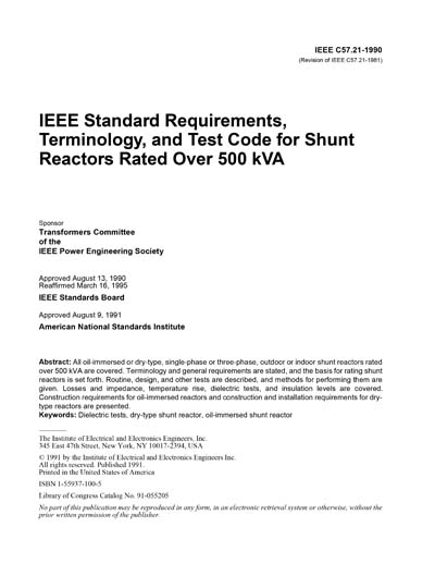 Standards PDF Cover Page