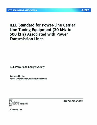 Standards PDF Cover Page