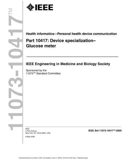 Standards PDF Cover Page