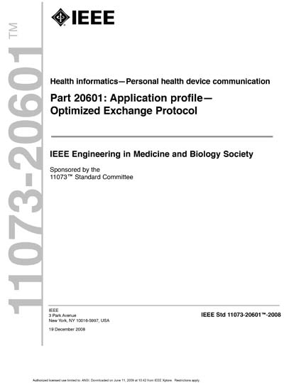 Standards PDF Cover Page
