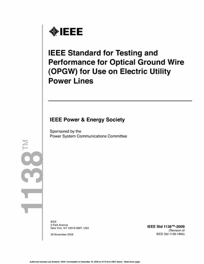 Standards PDF Cover Page