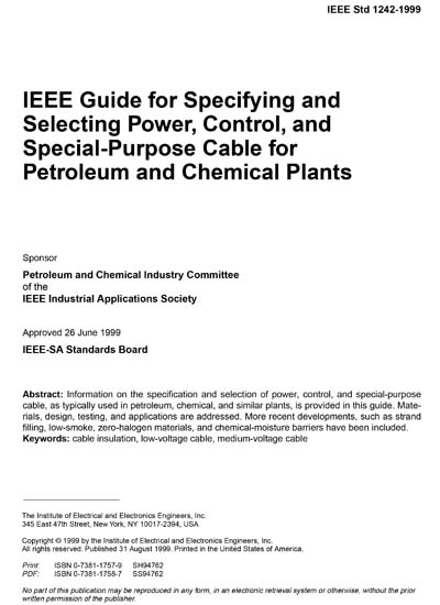 Standards PDF Cover Page