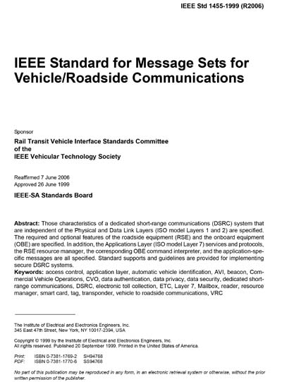 Standards PDF Cover Page