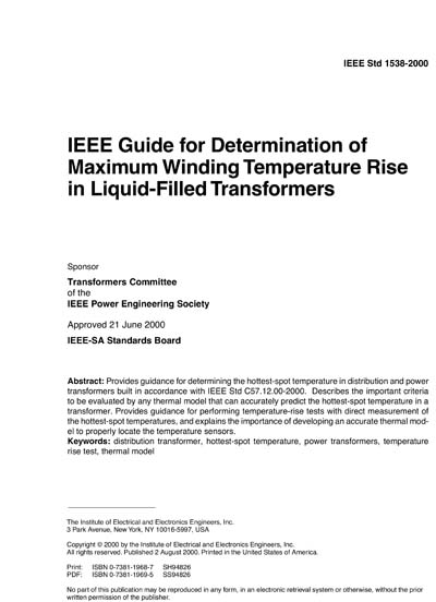 Standards PDF Cover Page