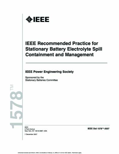Standards PDF Cover Page