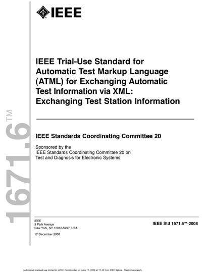 Standards PDF Cover Page