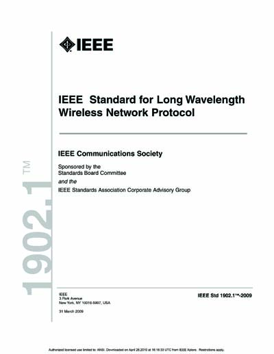 Standards PDF Cover Page